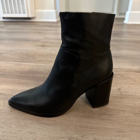 Tony Bianco Brazen Black Luxe Ankle Boots - Picture 2 of 3